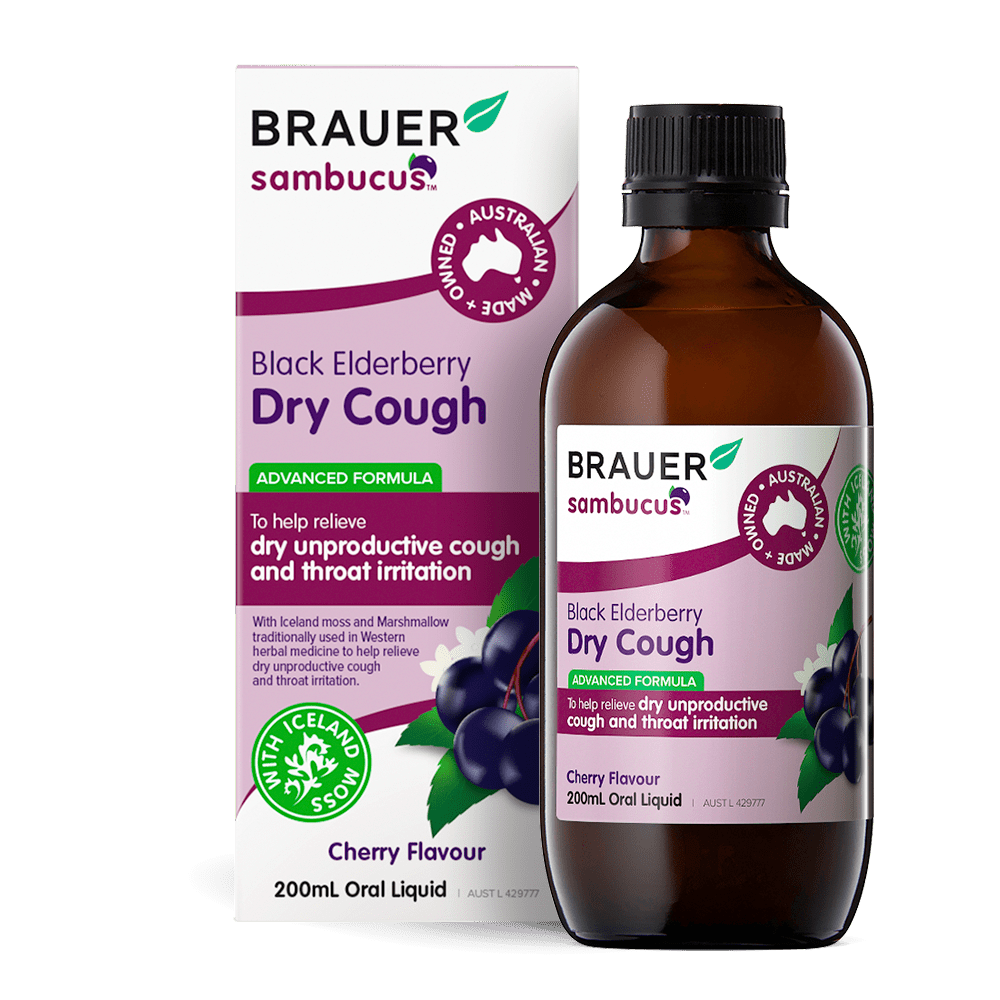Sambucus Black Elderberry Dry Cough 200ml