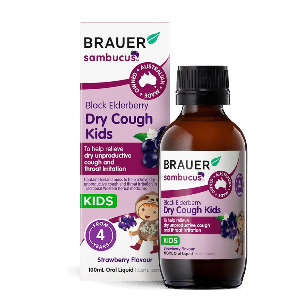 Sambucus Black Elderberry Dry Cough Kids 100ml