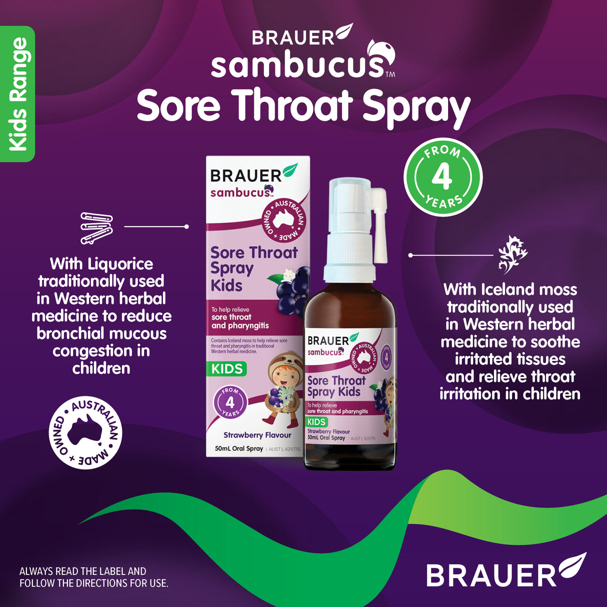 Sambucus Sore Throat Spray Kids 50ml