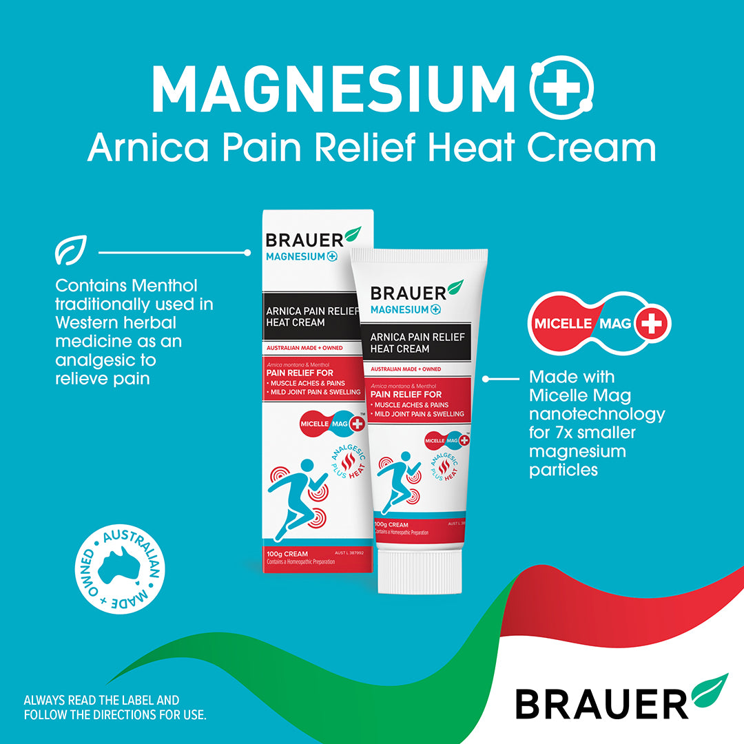 Magnesium+ Arnica Pain Relief Heat Cream