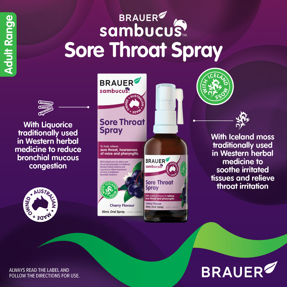 Sambucus Sore Throat Spray 50ml