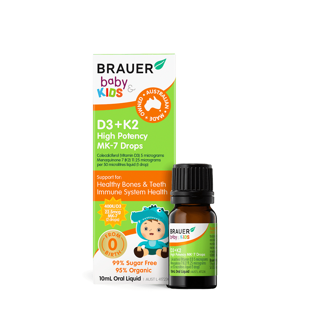 Brauer Baby & Kids D3 +K2 High Potency MK-7 Drops