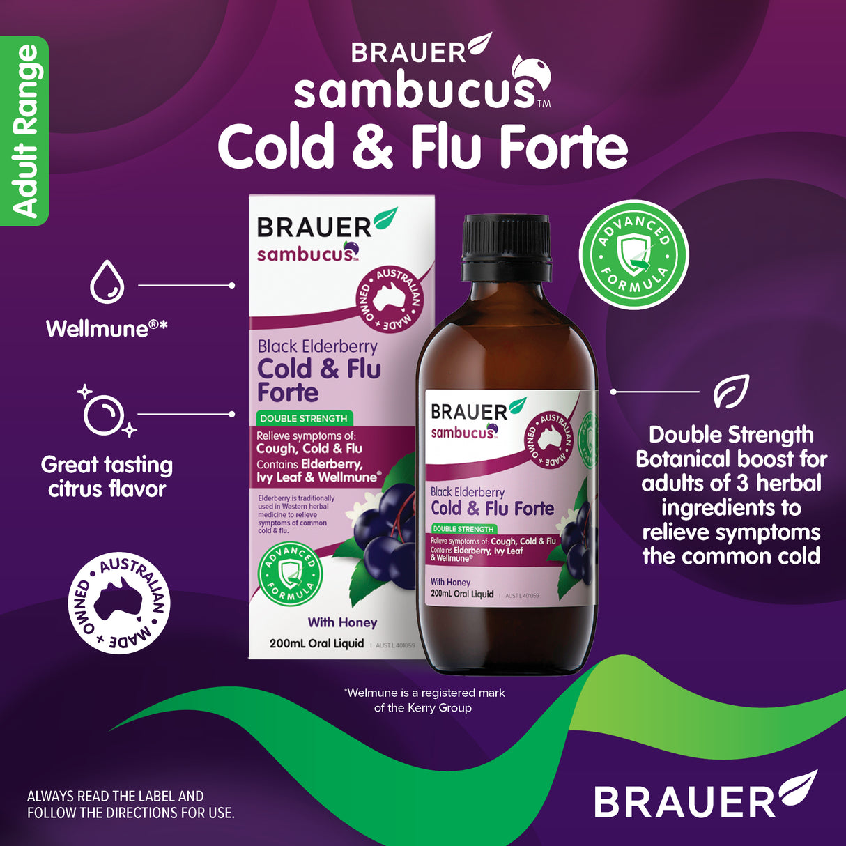 Sambucus Cold & Flu Forte Adults