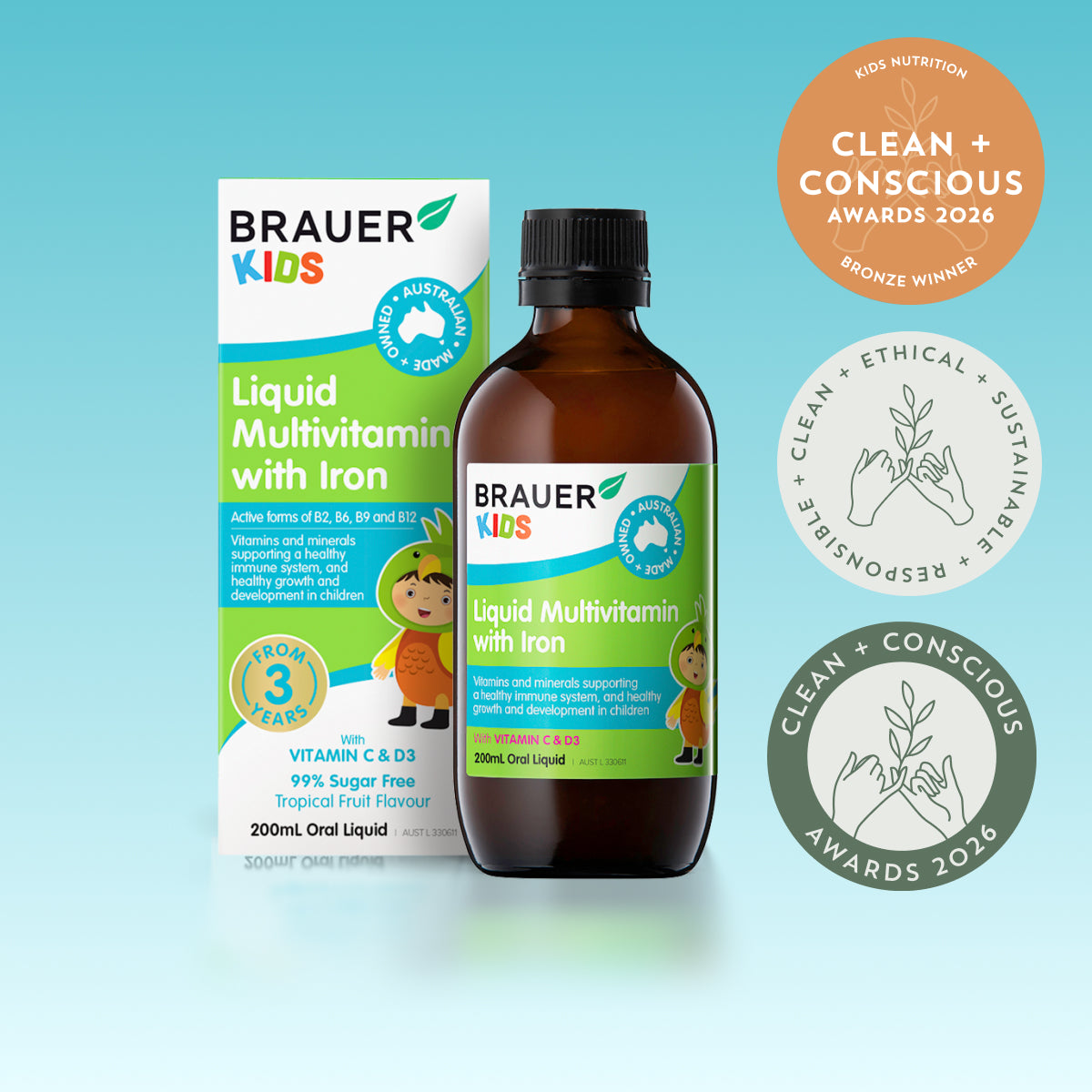 Liquid Multivitamin with Iron 200ml