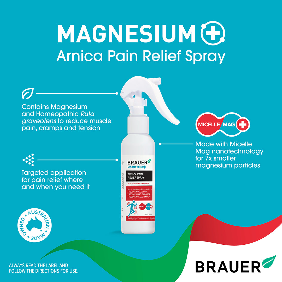 Magnesium+ Arnica Pain Relief Spray