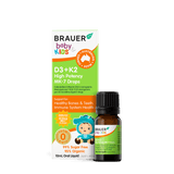 Brauer Baby & Kids D3 +K2 High Potency MK-7 Drops